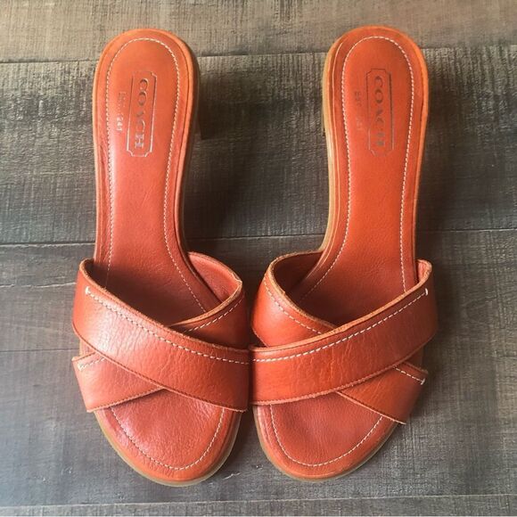 Coach Heeled Sandal - Picture 2 of 8